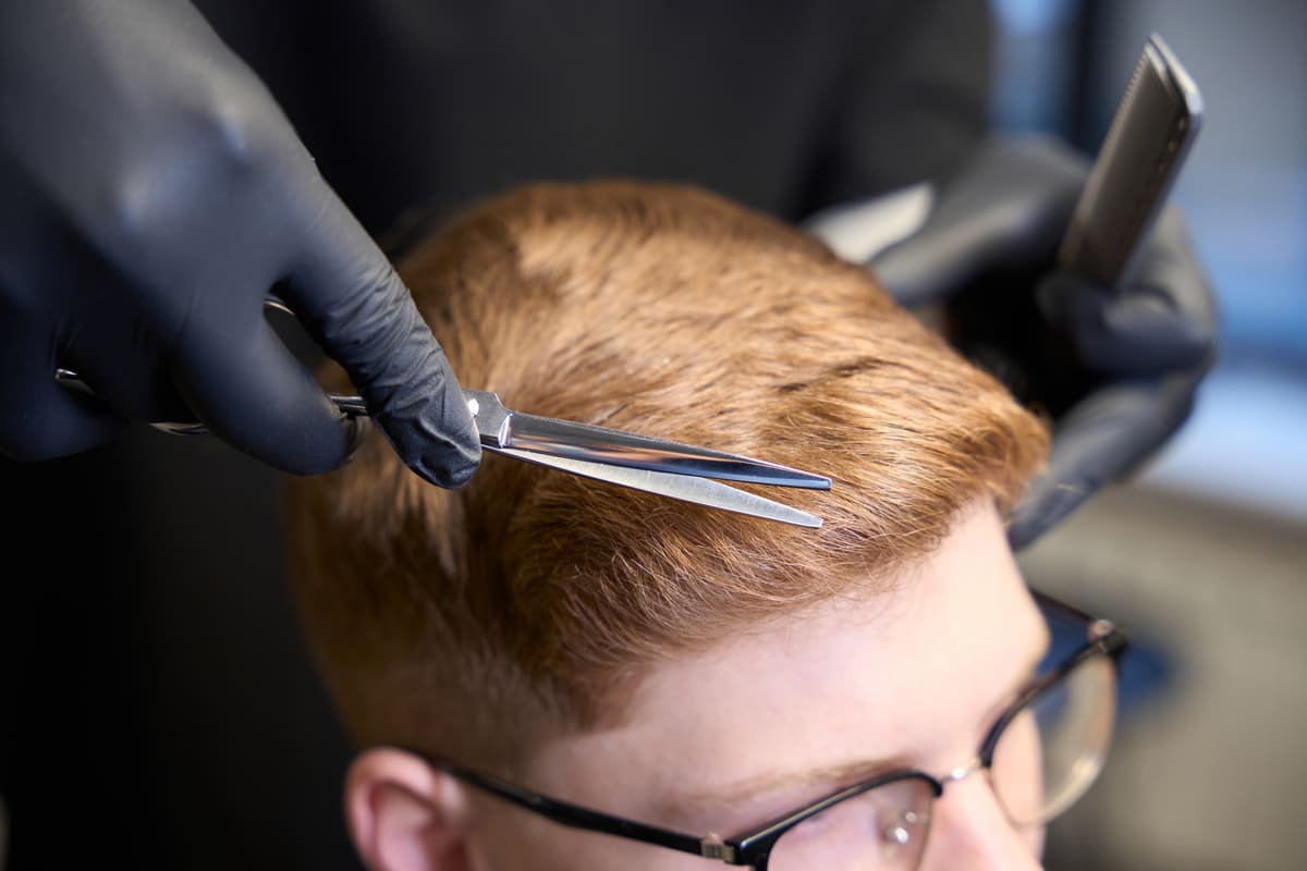 Corte A Tijera en BarberCore